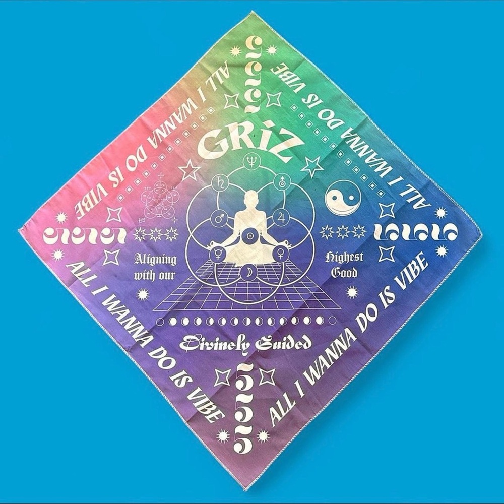 SOLD * Divinely Guided Griz Bandana